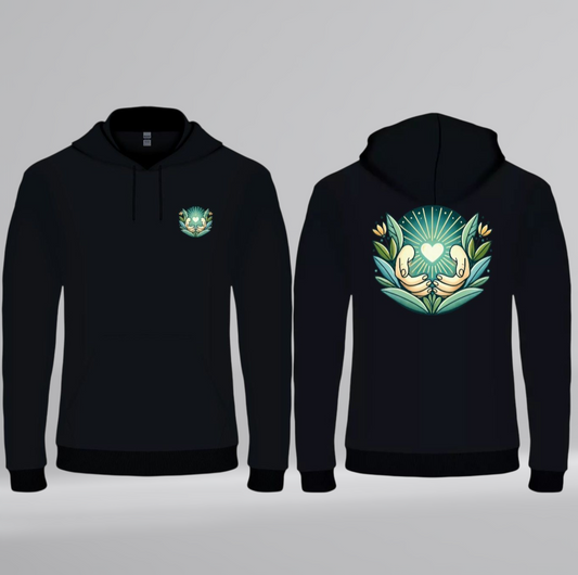 Support Unisex Hoodie - Met Borstlogo & Ruglogo