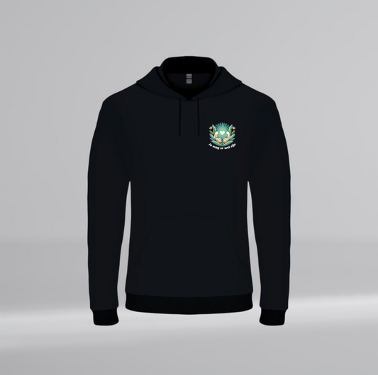 Je Mag Er Wel Zijn Unisex Hoodie - Met Borstlogo
