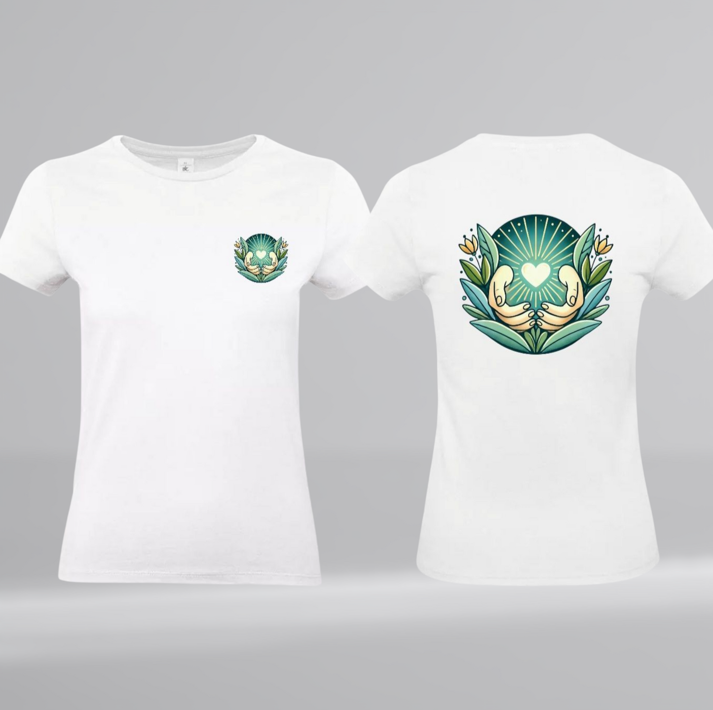 Support Dames T-Shirt - Met Borstlogo & Ruglogo