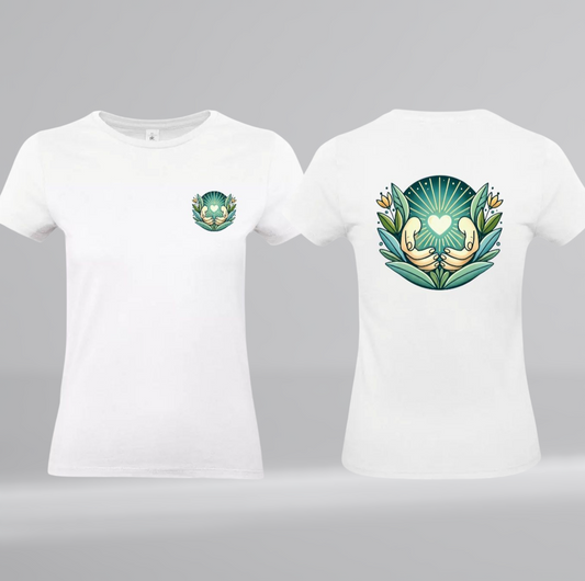 Support Dames T-Shirt - Met Borstlogo & Ruglogo